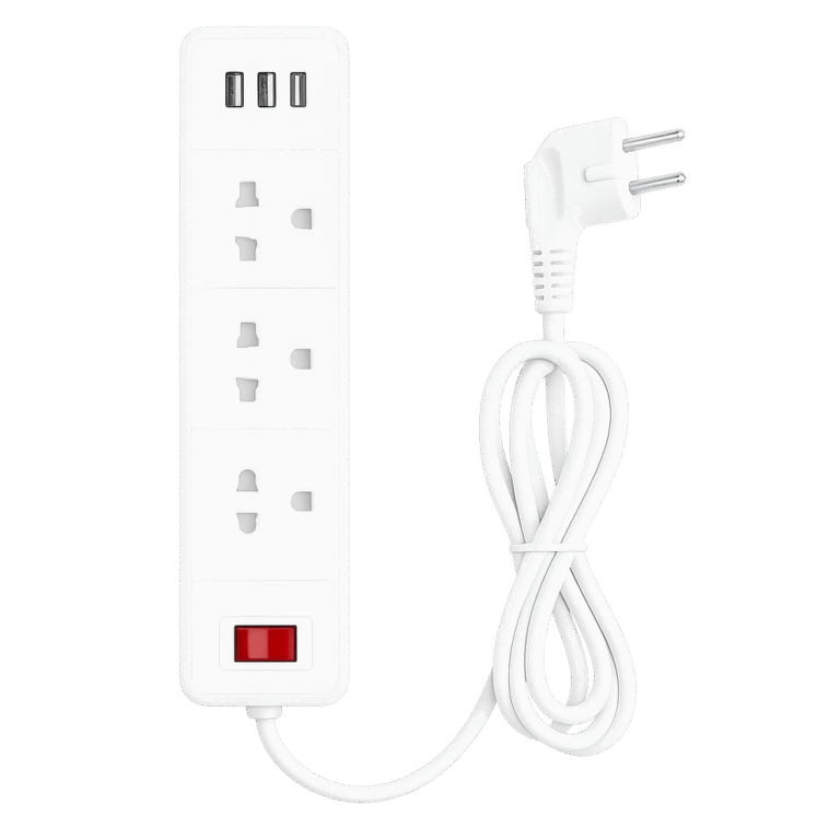 (23600002)-1-0 3-Outlet Power Strip with 1 USB-C + 2 USB-A Ports (5